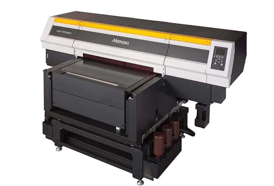 Mimaki UjF-7151 plus, ein UV-LED Flachbett-Digitaldrucker