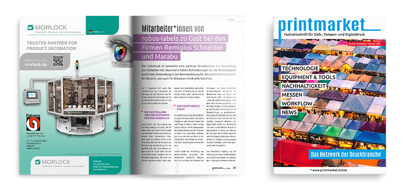 printmarket - Fachzeitschrift für Sieb-, Tampon- und Digitaldruck